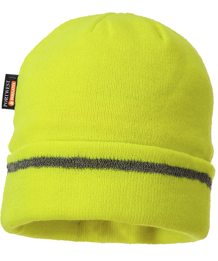Reflective Trim Knit Hat Insulatex Lined