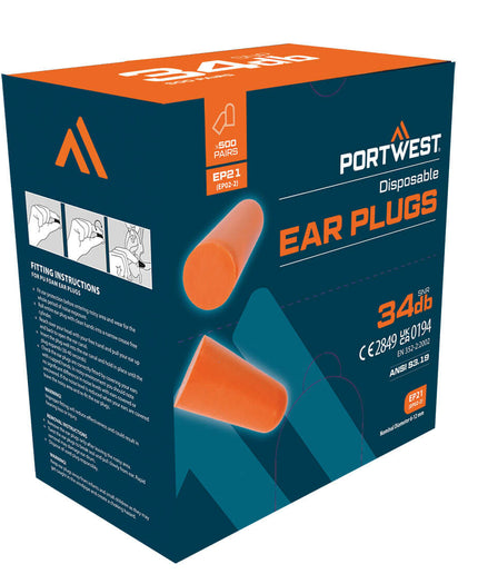 Ear Plug Dispenser Refill Pack (500 pairs)
