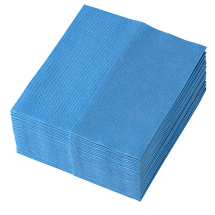 Lavete Profix, disponibile pe coduri de culori, amestec de vascoza cu PET, pliate Z, albastre, dimensiune:36*32 cm, 32 portii/pachet
