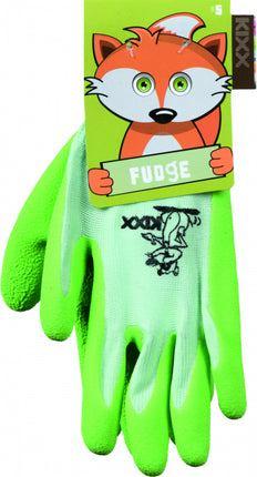 Manusi de protectie Kixx GROOVY GREEN, impregnate in latex