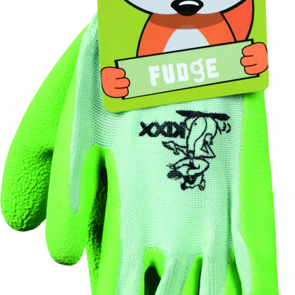 Manusi de protectie Kixx GROOVY GREEN, impregnate in latex