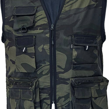 Vesta de lucru cu benzi reflectorizante Cerva KNOXFIELD HVPS, 100% poliester, 260 gr/mp