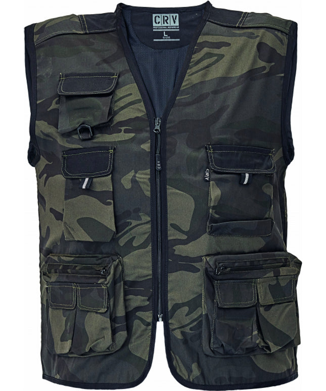 Vesta de lucru CRV CRAMBE, 65% poliester 35% bumbac, 190gr/ mp