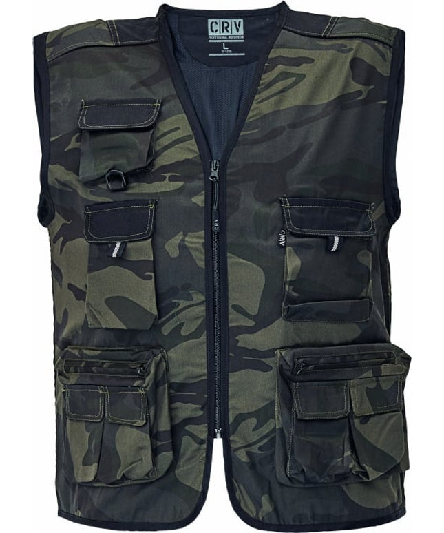 Vesta de lucru cu benzi reflectorizante Cerva KNOXFIELD HVPS, 100% poliester, 260 gr/mp