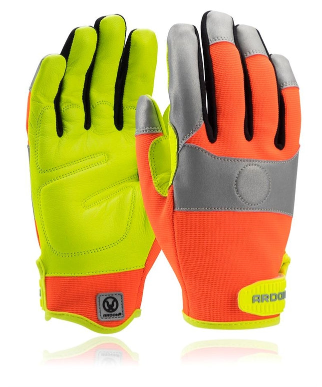 Manusi de protectie Ardon MAGNETIC THUNDER, piele capra, magnet pe dosul palmei