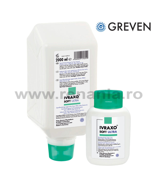 Agent special de curatat mainile Greven IVRAXO SOFT ULTRA, 2000ml