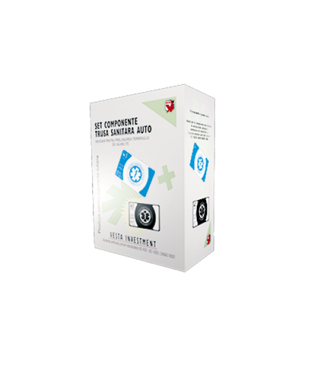 Kit reumplere consumabile trusa auto de prim ajutor VESTA