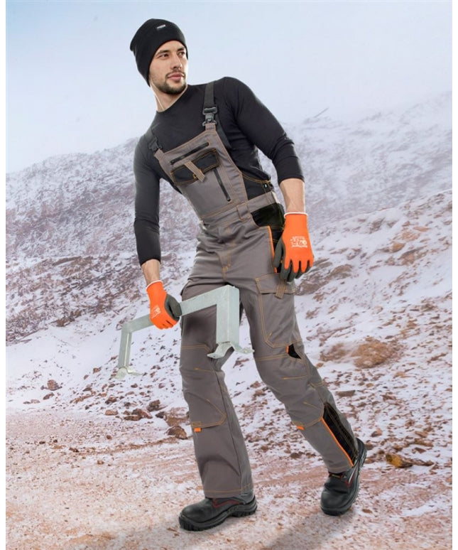 Pantaloni cu pieptar vatuiti de iarna Ardon VISION, tercot 60/40, 260 gr/mp