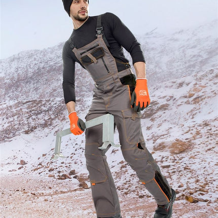 Pantaloni cu pieptar vatuiti de iarna Ardon VISION, tercot 60/40, 260 gr/mp