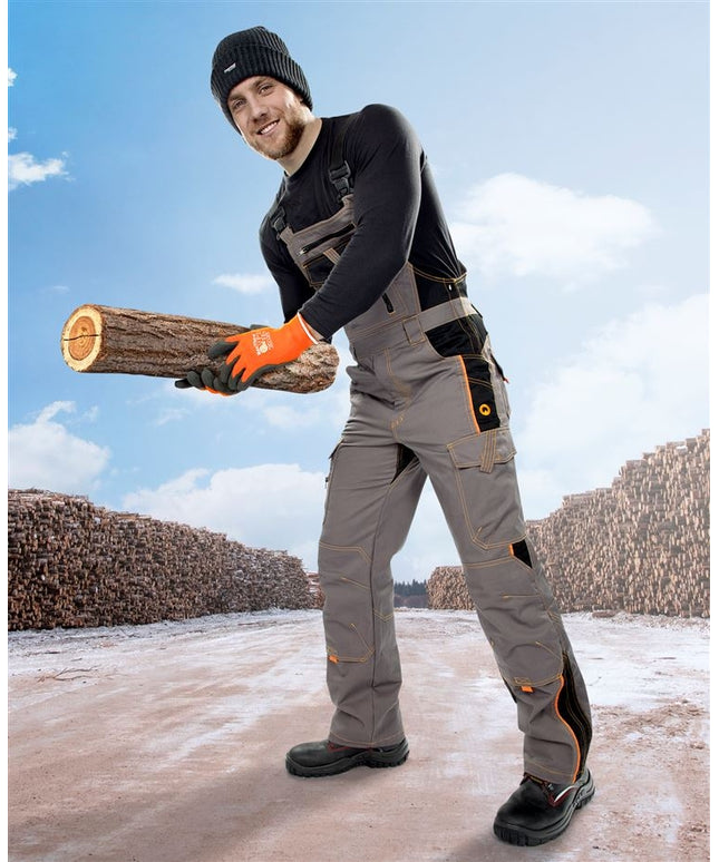 Pantaloni cu pieptar vatuiti de iarna Ardon VISION, tercot 60/40, 260 gr/mp