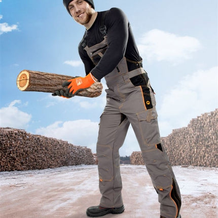 Pantaloni cu pieptar vatuiti de iarna Ardon VISION, tercot 60/40, 260 gr/mp