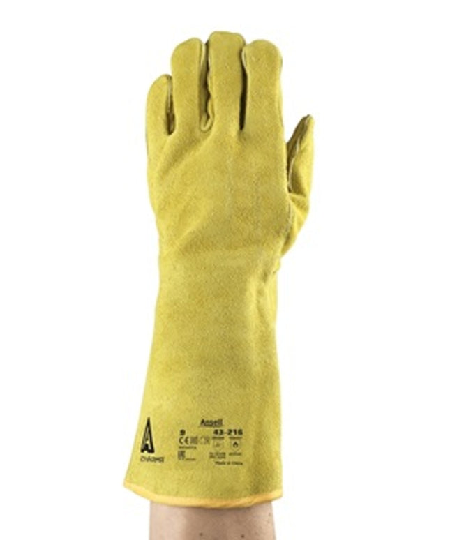 Manusi de protectie sudura Ansell ACTVARMR 43-216, piele spalt bovina, ata kevlar