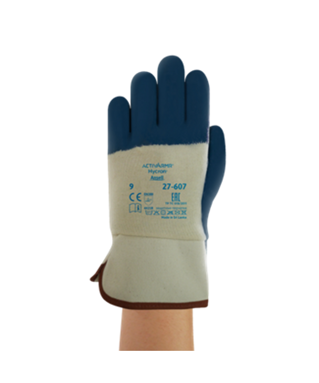 Manusi de protectie Ansell ACTIVARMR HYCRON 27-607, impregnate in nitril
