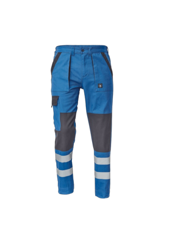 Pantaloni de lucru cu benzi reflectorizante Cerva MAX REFLEX NEO, 100% bumbac, 240 gr/mp