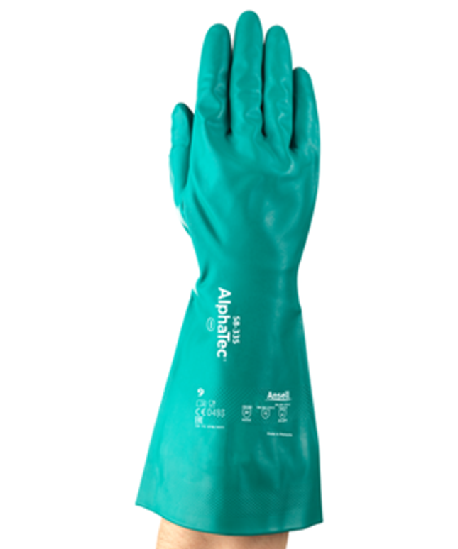 Manusi de protectie chimica Ansell ALPHATEC 58-335, nitril