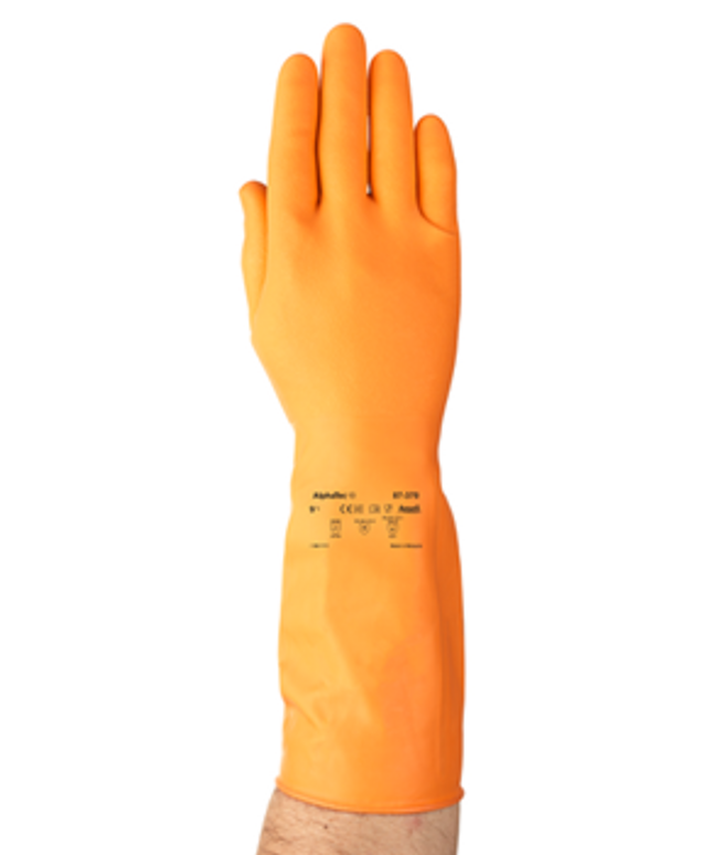 Manusi de protectie chimica Ansell ALPHATEC 87-370, latex