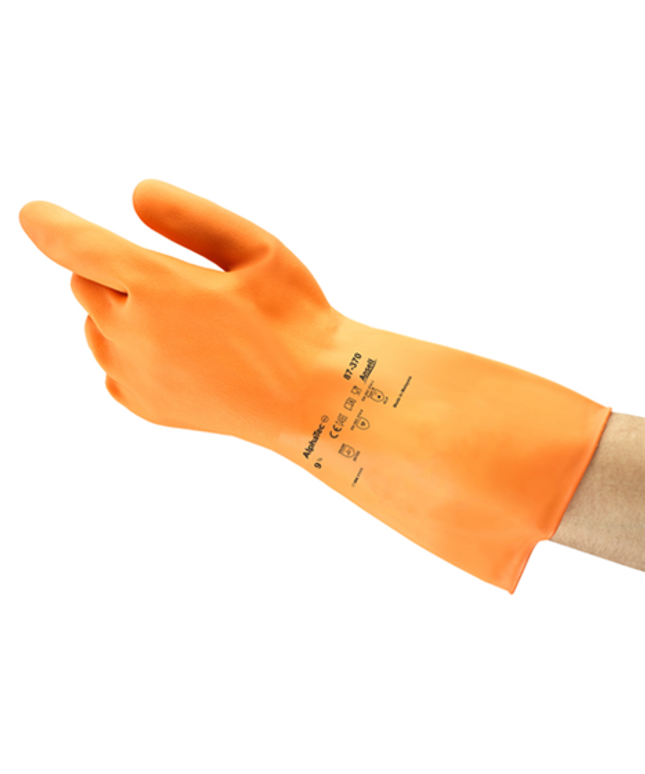 Manusi de protectie chimica Ansell ALPHATEC 87-370, latex