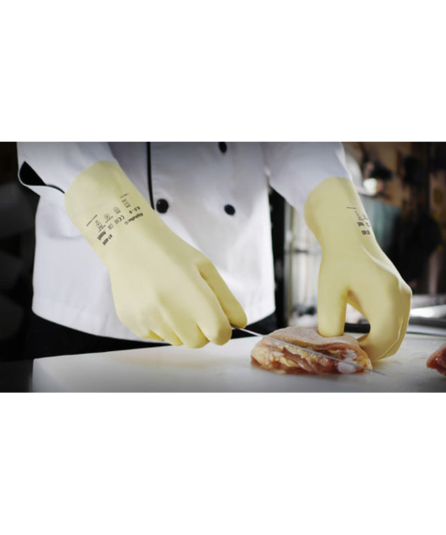 Manusi de protectie chimica Ansell ALPHATEC 87-600, latex