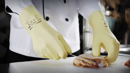 Manusi de protectie chimica Ansell ALPHATEC 87-600, latex