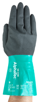 Manusi de protectie chimica Ansell ALPHATEC 58-530B, nitril