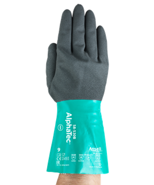 Manusi de protectie chimica Ansell ALPHATEC 58-530B, nitril