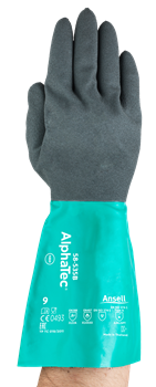 Manusi de protectie chimica Ansell ALPHATEC 58-535B, nitril