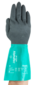 Manusi de protectie chimica Ansell ALPHATEC 58-535B, nitril
