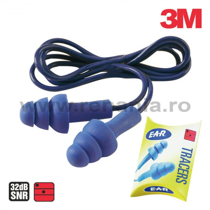 Antifoane interne de protectie 3M TR-01-000, tip bradut, cu snur