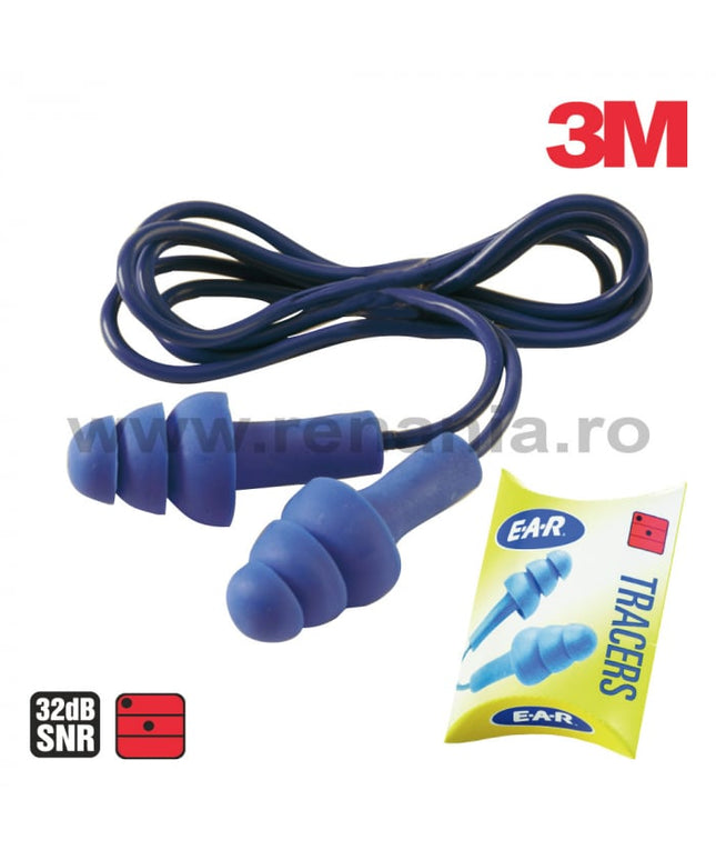 Antifoane interne de protectie 3M TR-01-000, tip bradut, cu snur