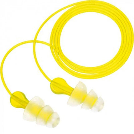 Antifoane interne de protectie 3M TRI-FLANGE, cu snur, tip bradut, reutilizabile