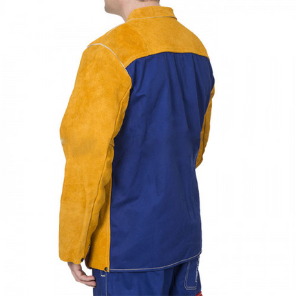 Jacheta de protectie sudura Weldas GOLDEN BROWN, spalt bovina