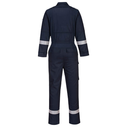 Combinezon ignifug Portwest BIZFLAME PLUS FR501, 99% bumbac, 1% fibra de carbon, 350g