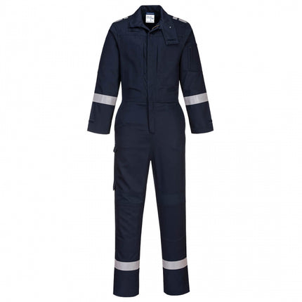 Combinezon ignifug Portwest BIZFLAME PLUS FR501, 99% bumbac, 1% fibra de carbon, 350g