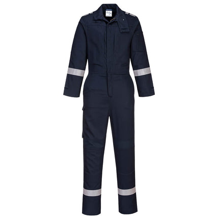 Combinezon ignifug Portwest BIZFLAME PLUS FR501, 99% bumbac, 1% fibra de carbon, 350g