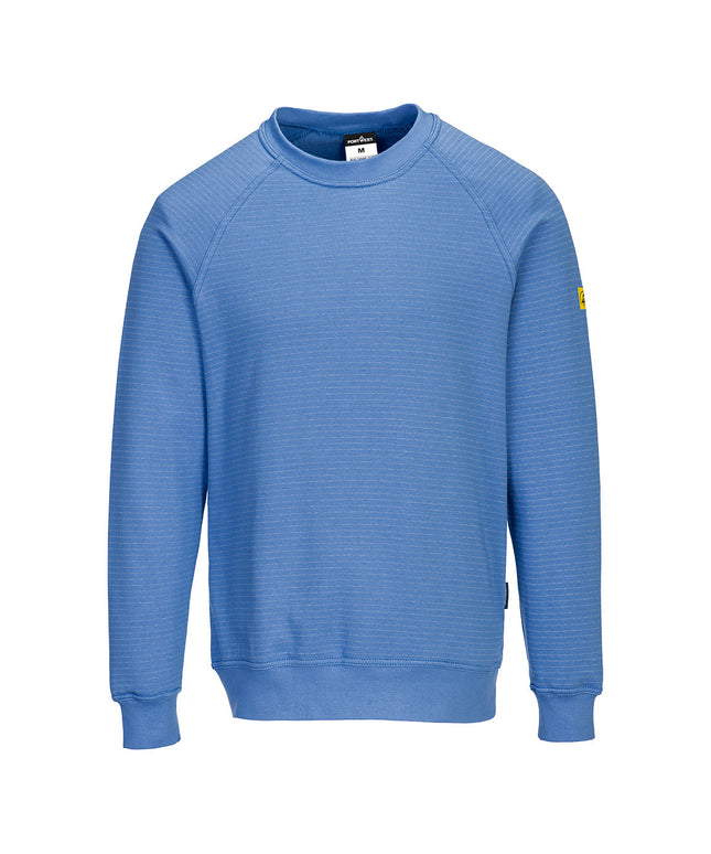 Bluza clasica antistatica Portwest AS24 ESD, 96% bumbac, 4% fibra carbon, 300 gr/mp