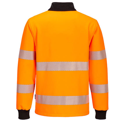Bluza clasica de iarna, reflectorizanta cu guler Portwest PW326, 65% poliester, 35% bumbac, 300 gr/mp