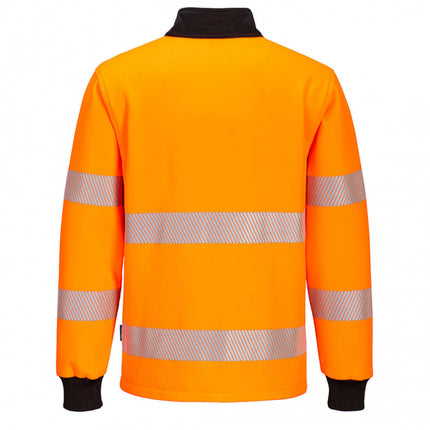 Bluza clasica de iarna, reflectorizanta cu guler Portwest PW326, 65% poliester, 35% bumbac, 300 gr/mp