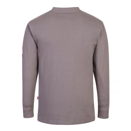 Bluza cu maneca lunga cu nasturi, ignifuga antistatica Portwest FR32, 99% bumbac, 1% fibra de carbon, 237 gr/mp
