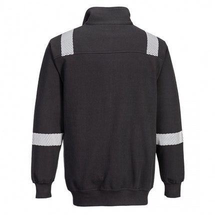 Bluza cu maneca lunga ignifuga antistatica Portwest FR710, 60% modacrilic, 39% bumbac, 1% fibre carbon, 300 gr/mp