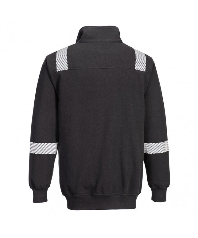 Bluza cu maneca lunga ignifuga antistatica Portwest FR710, 60% modacrilic, 39% bumbac, 1% fibre carbon, 300 gr/mp