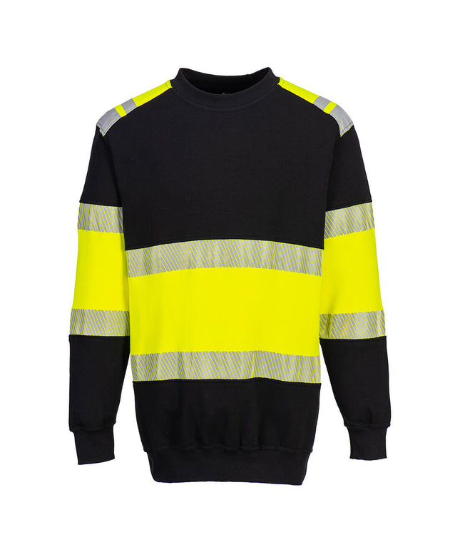 Bluza cu maneca lunga ignifuga reflectorizanta Portwest FR716, 60% modacrilic, 39% bumbac, 1% fibre carbon, 300 gr/mp-APROV 10.05