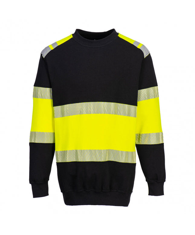 Bluza cu maneca lunga ignifuga reflectorizanta Portwest FR716, 60% modacrilic, 39% bumbac, 1% fibre carbon, 300 gr/mp-APROV 10.05