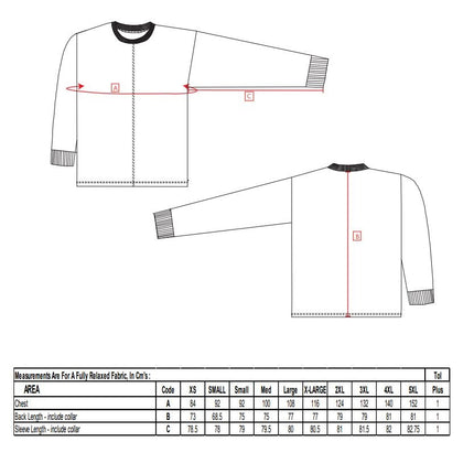 Bluza de corp Portwest B123, 50% poliester, 50% bumbac, 200g