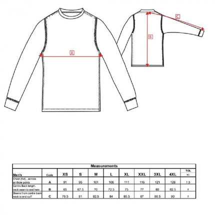 Bluza de corp Portwest THERMAL BASELAYER B133, 100% poliester, 140g