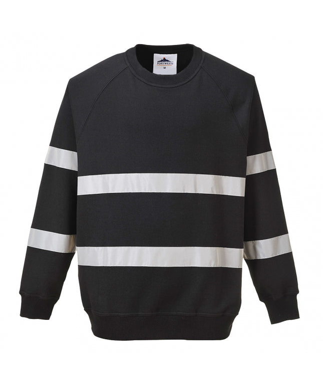 Bluza clasica flausata de iarna Portwest IONA B307, cu benzi reflectorizante, 65% poliester, 35% bumbac, 300g