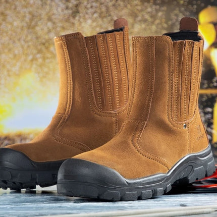 Bocanci de lucru Ardon WELDER O1 HRO, piele intoarsa