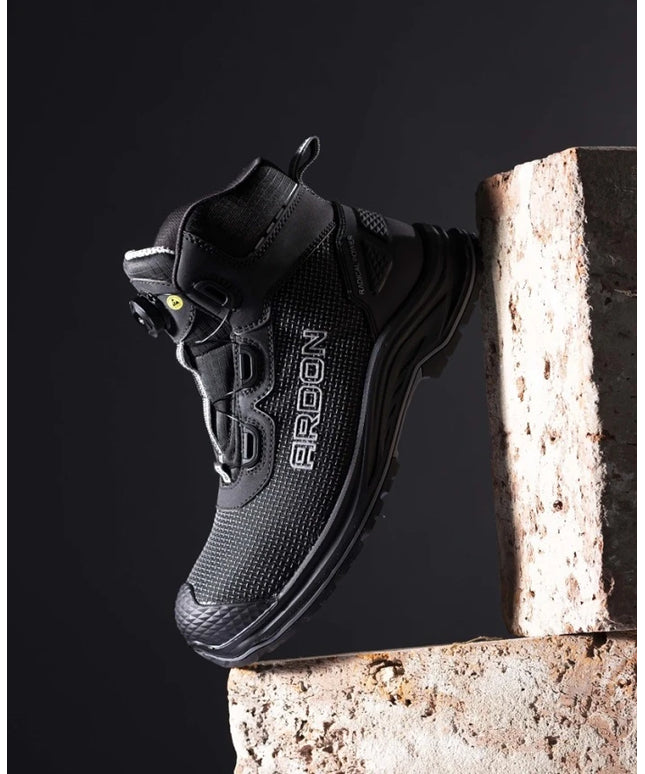 Bocanci de protectie Ardon BRICK S3 ESD, cu bombeu din fibra de sticla si lamela