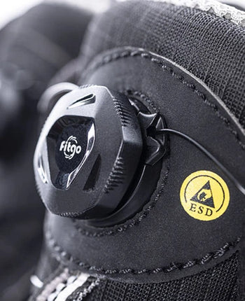 Bocanci de protectie Ardon BRICK S3 ESD, cu bombeu din fibra de sticla si lamela