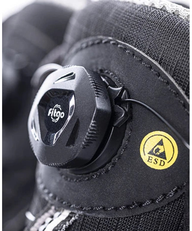 Bocanci de protectie Ardon BRICK S3 ESD, cu bombeu din fibra de sticla si lamela