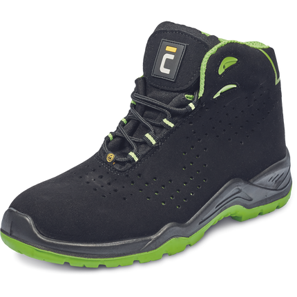 Bocanci de protectie Cerva HALWILL MF ESD S1P SRC, bombeu din compozit si lamela